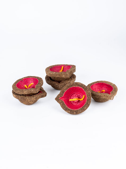 Cow Dung Lamps/Deepa
