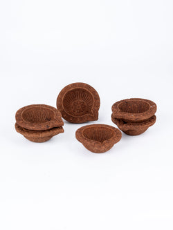 Cow Dung Lamps/Deepa
