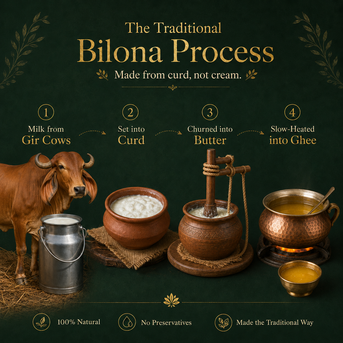 A2 Gir Cow Bilona Ghee