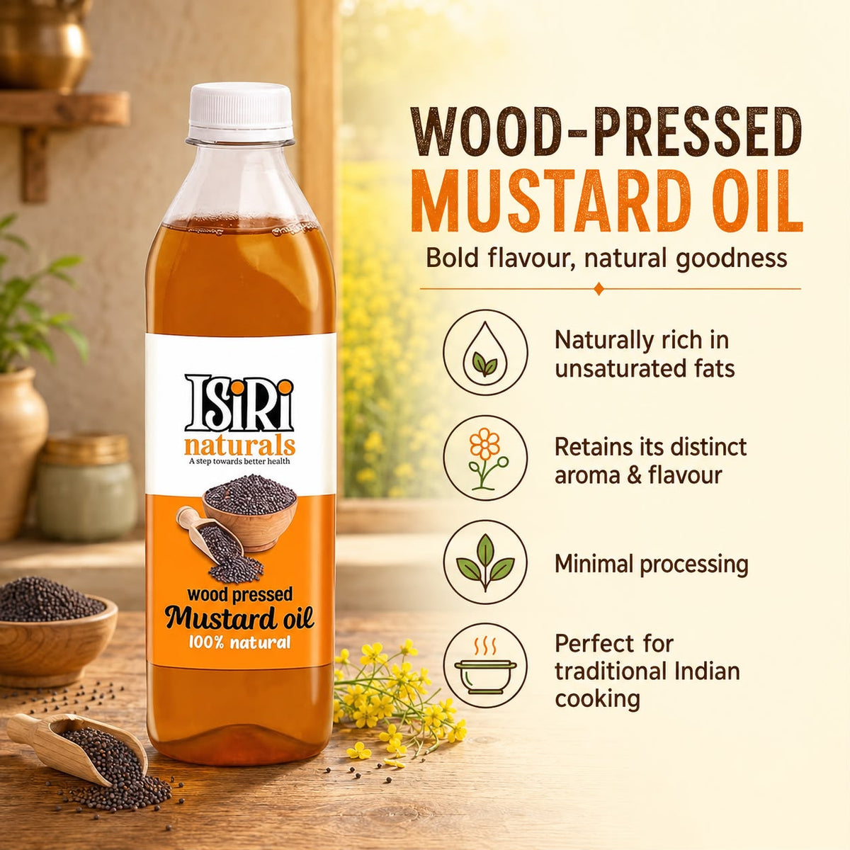 Wood Pressed Oil